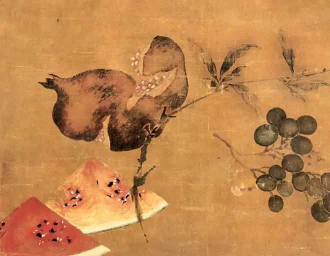开云电竞:古画里的瓜果这才是真水果粉(图13)