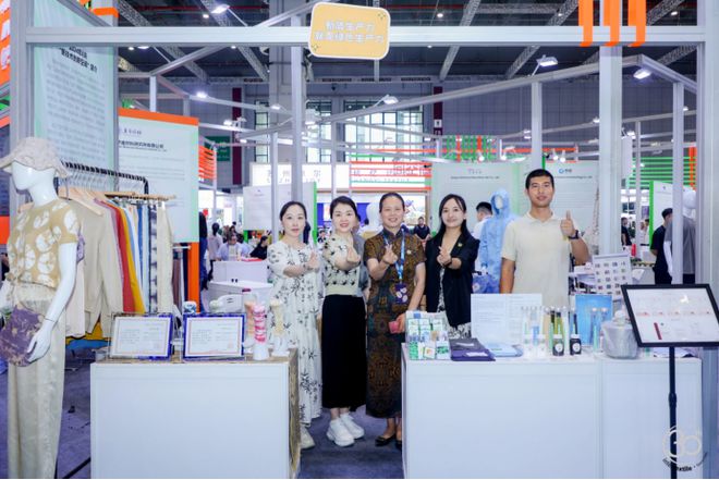 做特色功能生态新材料的引领者美胜生物植物染秋冬面辅料展上圈粉无数