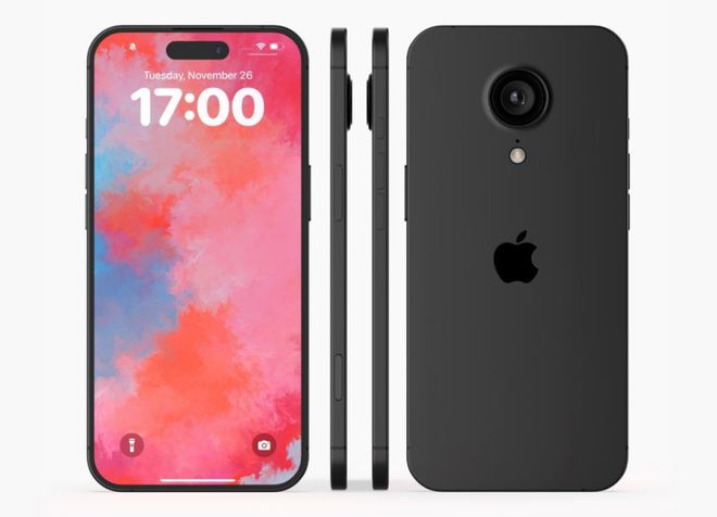 iPhone17系列外观基本定了：Air版配横向排布无缘空间！(图4)