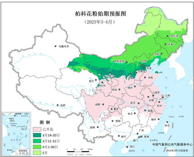 开云电竞入口:花粉暴击预警！这些地区即将进入过敏高发期防护指南请收好！(图1)
