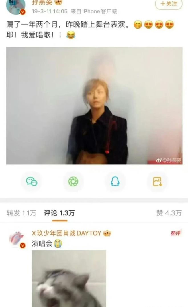 肖战深夜发博表白孙燕姿！热烈鼓掌眼含泪花尚好的青春都是你(图9)