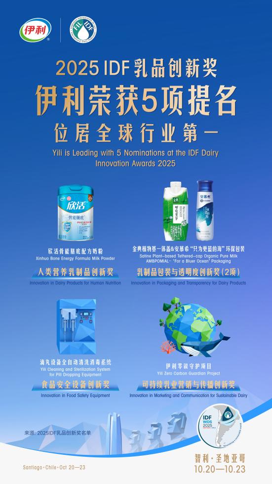 开云电竞:国际乳联（IDF）乳品创新奖揭晓伊利再夺两项乳业“奥斯卡”(图5)