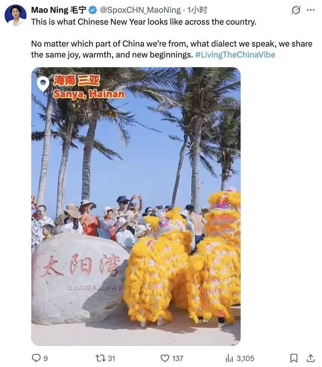 三亚春节成绩单:33129万人次!8957亿元!(图9)
