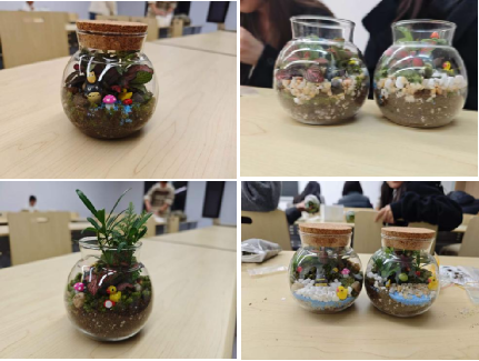 开云电竞:材料学院联合后勤保障部举办微景观DIY劳育主题实践活动(图2)